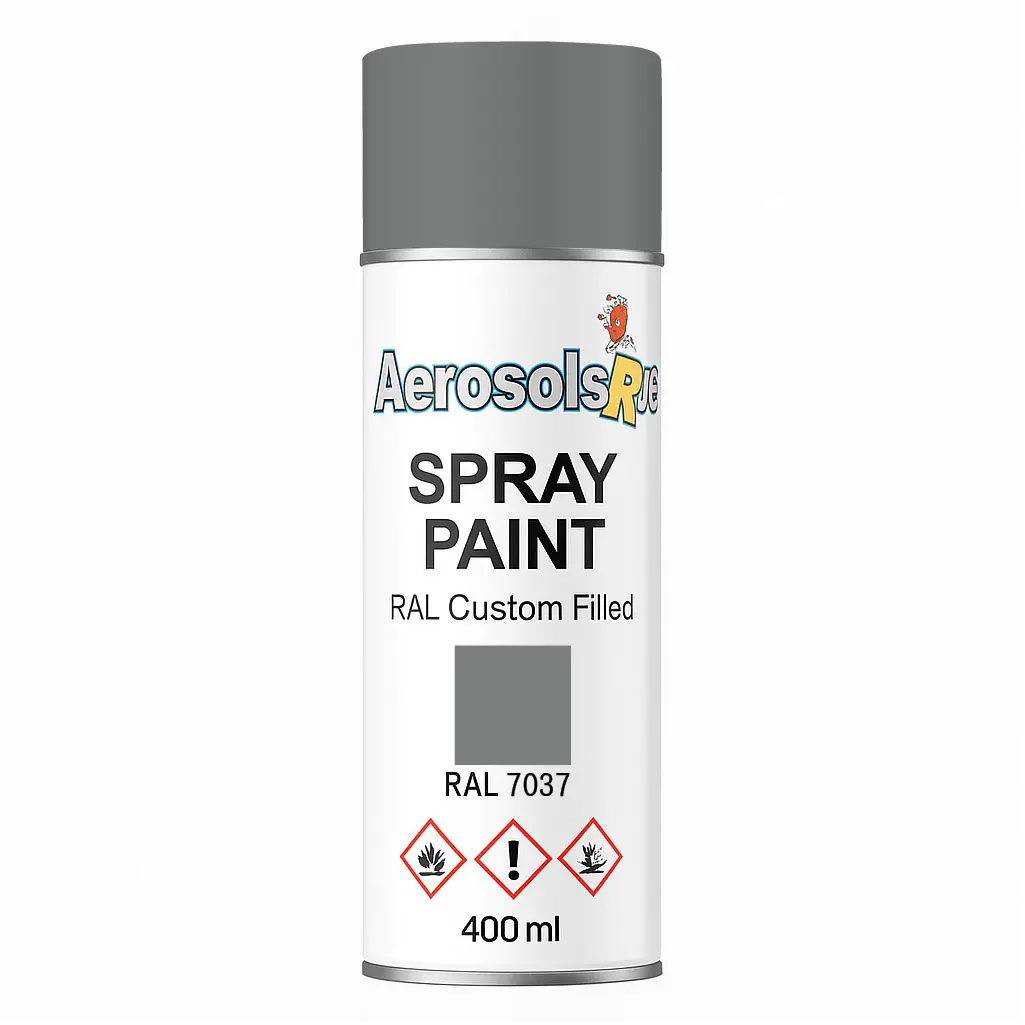 RAL 7037- 400ml Aerosol Spray Paint Any Finish