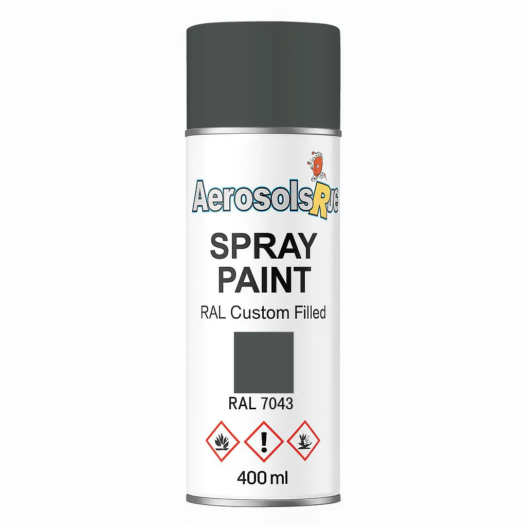 RAL 7043- 400ml Aerosol Spray Paint Any Finish