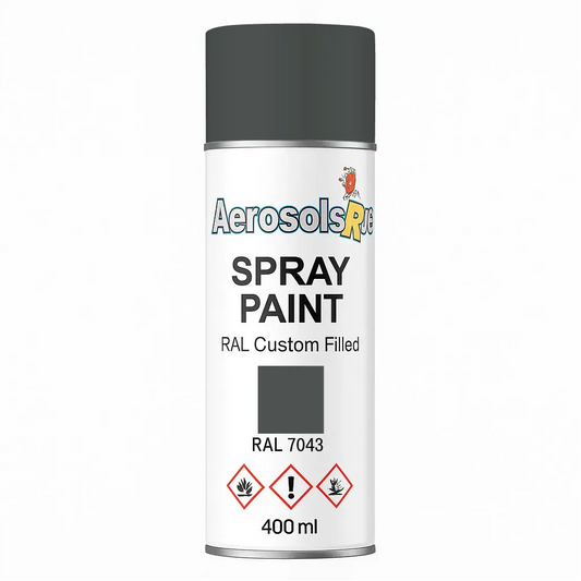 RAL 7043- 400ml Aerosol Spray Paint Any Finish