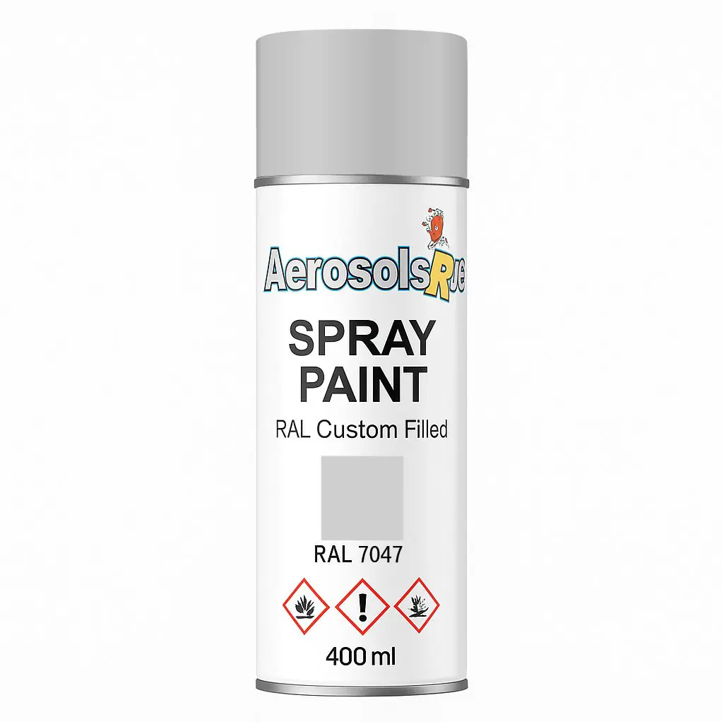 RAL 7047- 400ml Aerosol Spray Paint Any Finish