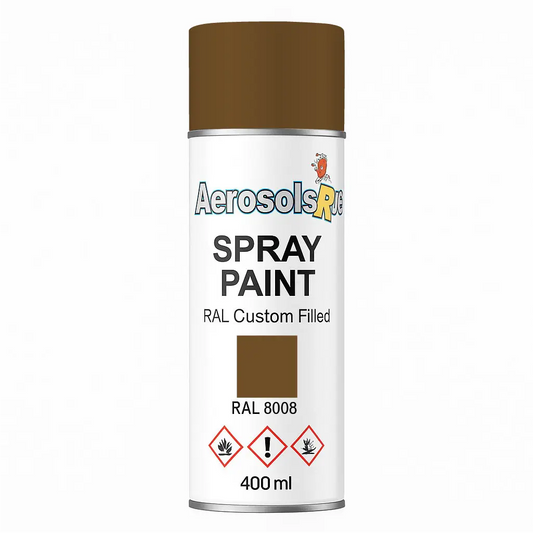 RAL 8008- 400ml Aerosol Spray Paint Any Finish