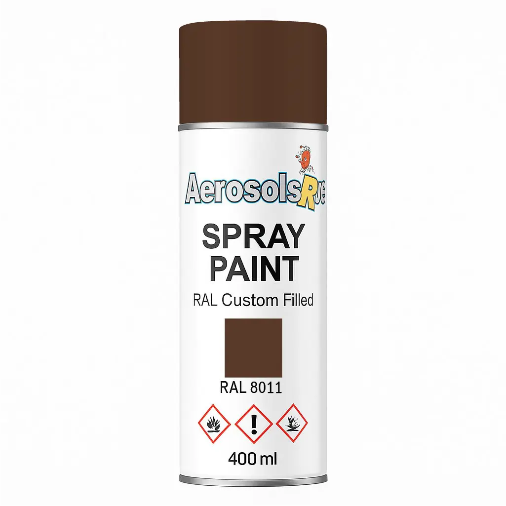 RAL 8011- 400ml Aerosol Spray Paint Any Finish
