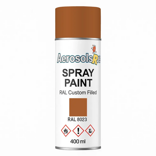 RAL 8023- 400ml Aerosol Spray Paint Any Finish