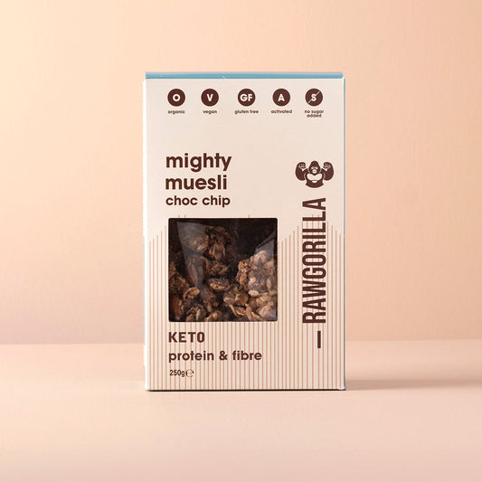 Organic Mighty Muesli Chocolate Chip Keto - 250g - Raw Gorilla