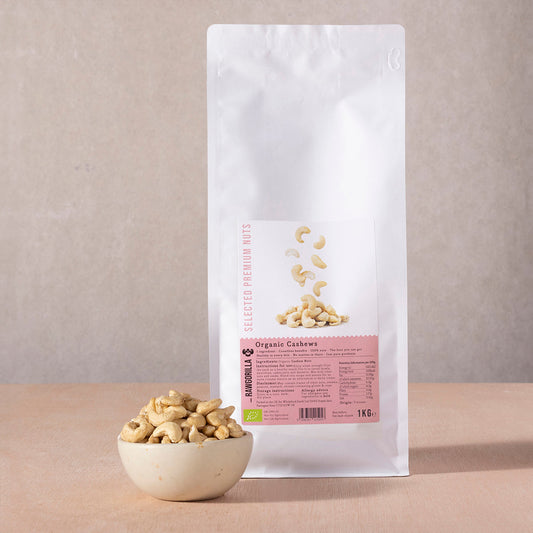 Organic Cashew Nuts - RAWGORILLA - 1kg