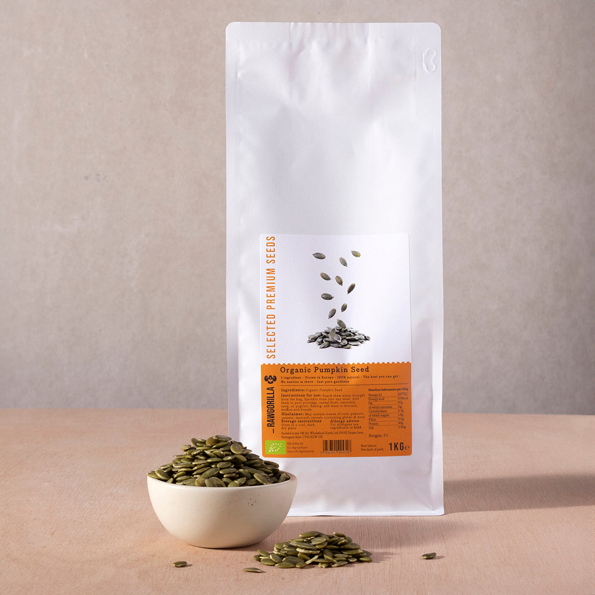 Organic Pumpkin Seed - RAWGORILLA - 1kg