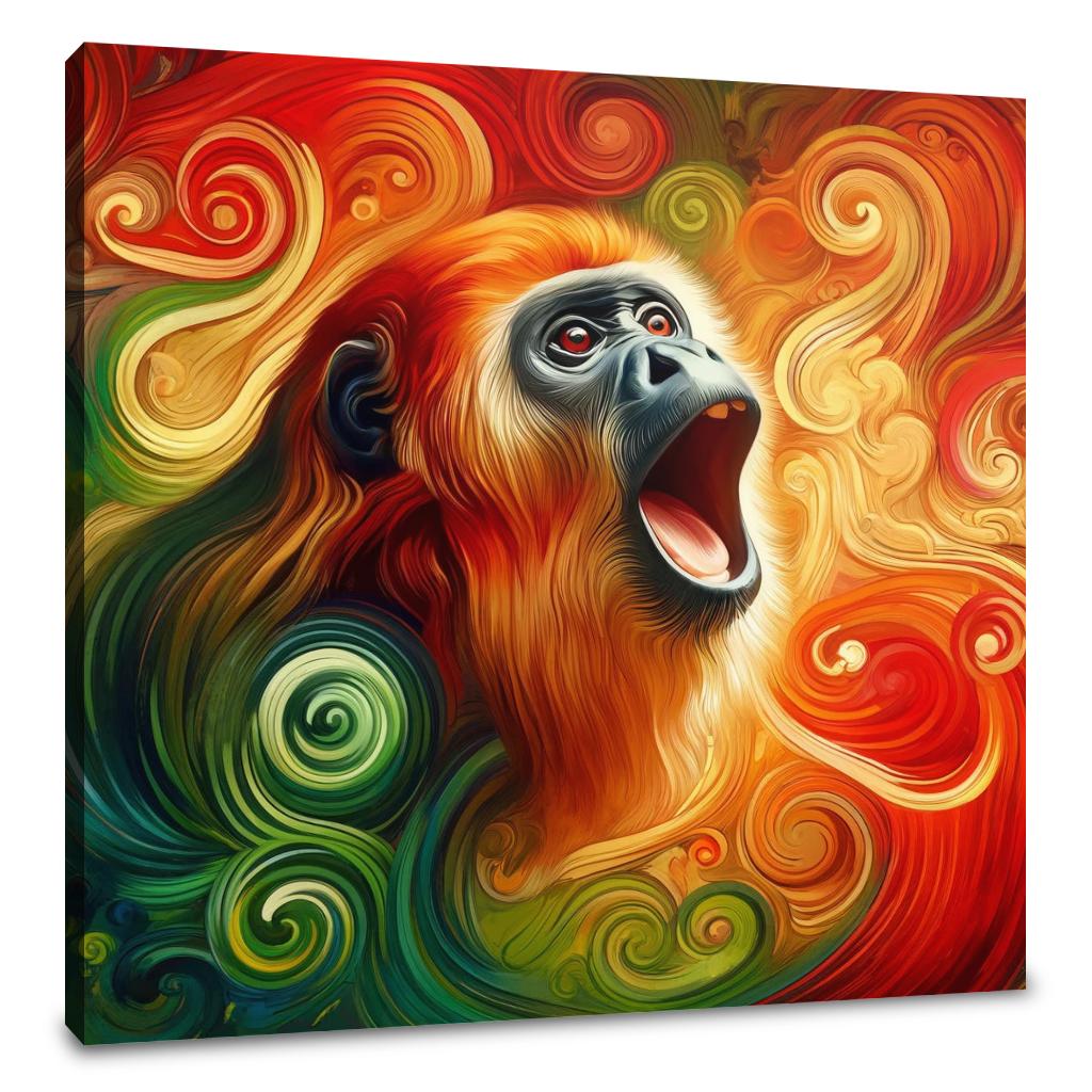 Howler Monkey Canvas