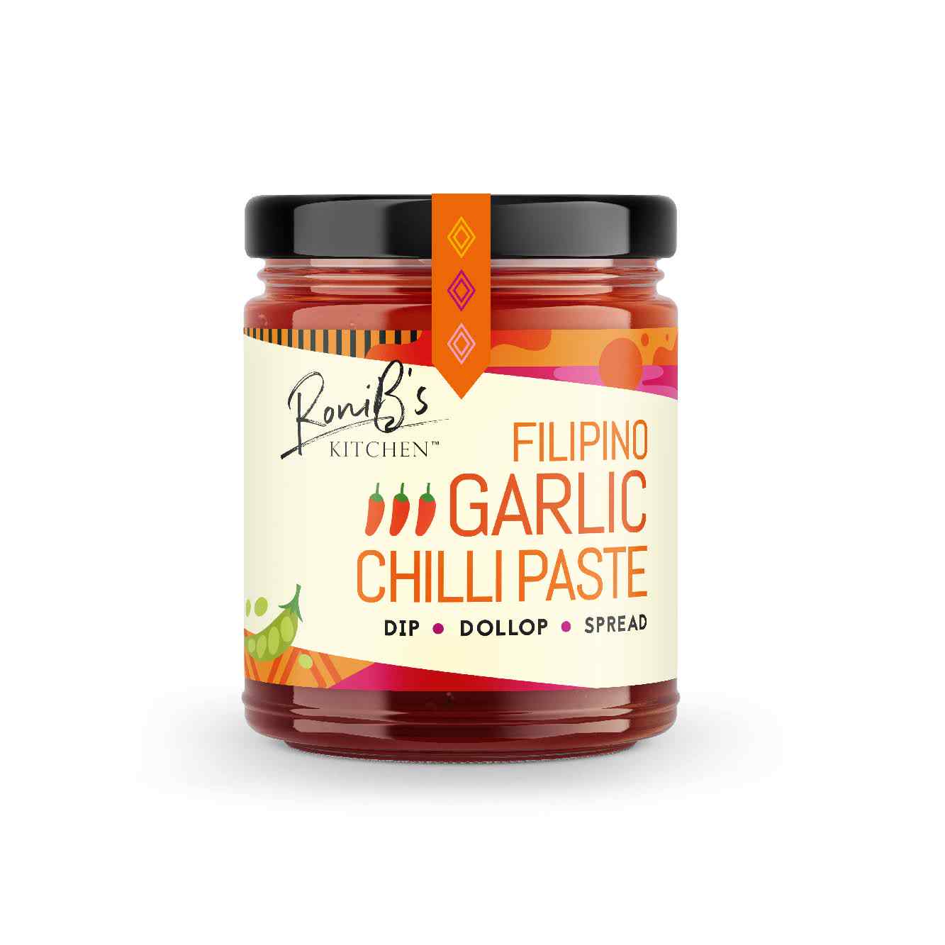 Filipino Garlic Chilli Paste with Scotch Bonnets | Great British Food Awards Gold Winner | 190ml