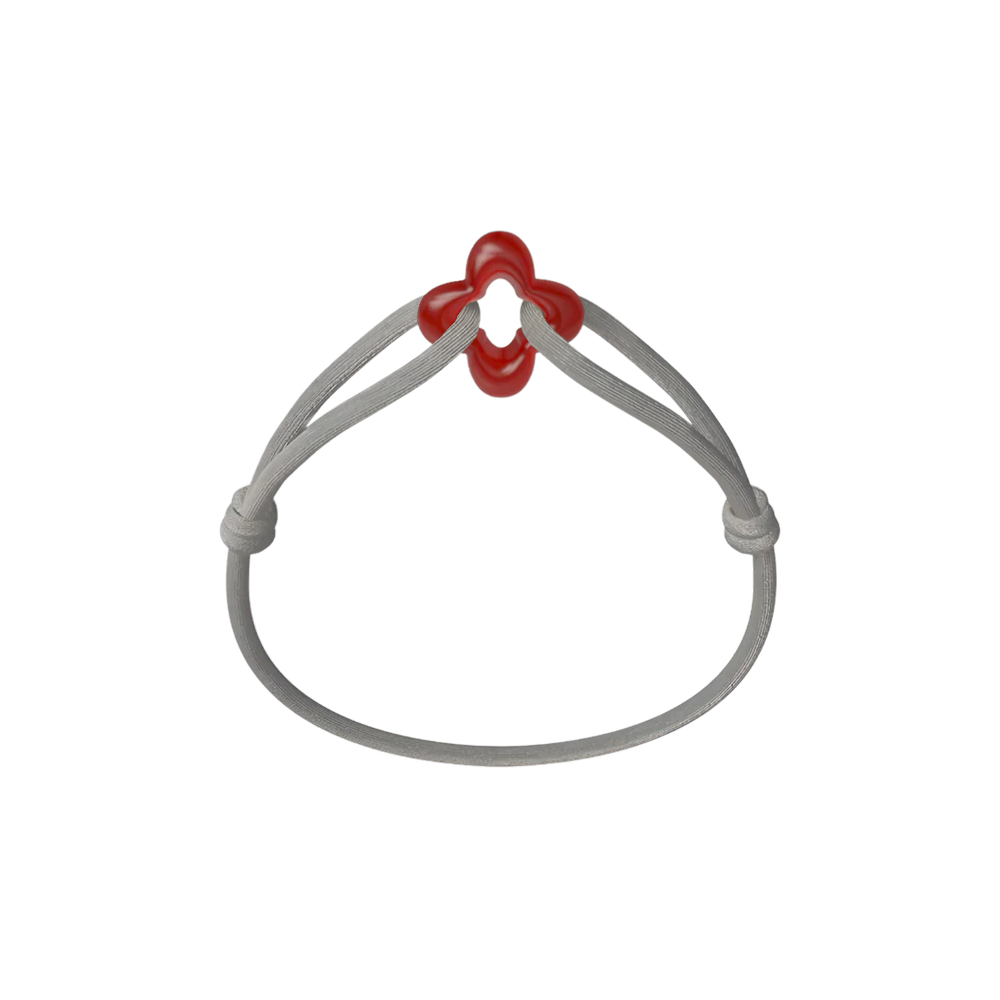 Red Clover Cord Bracelet