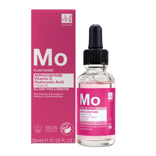 Moroccan Rose Facial Oil with Hyaluronic Acid & Vitamin C
