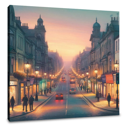 Dusk on Cold Bath Road Canvas