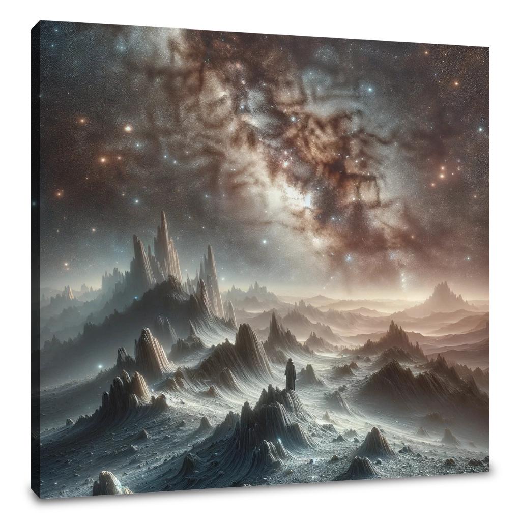 Lone Explorer Canvas