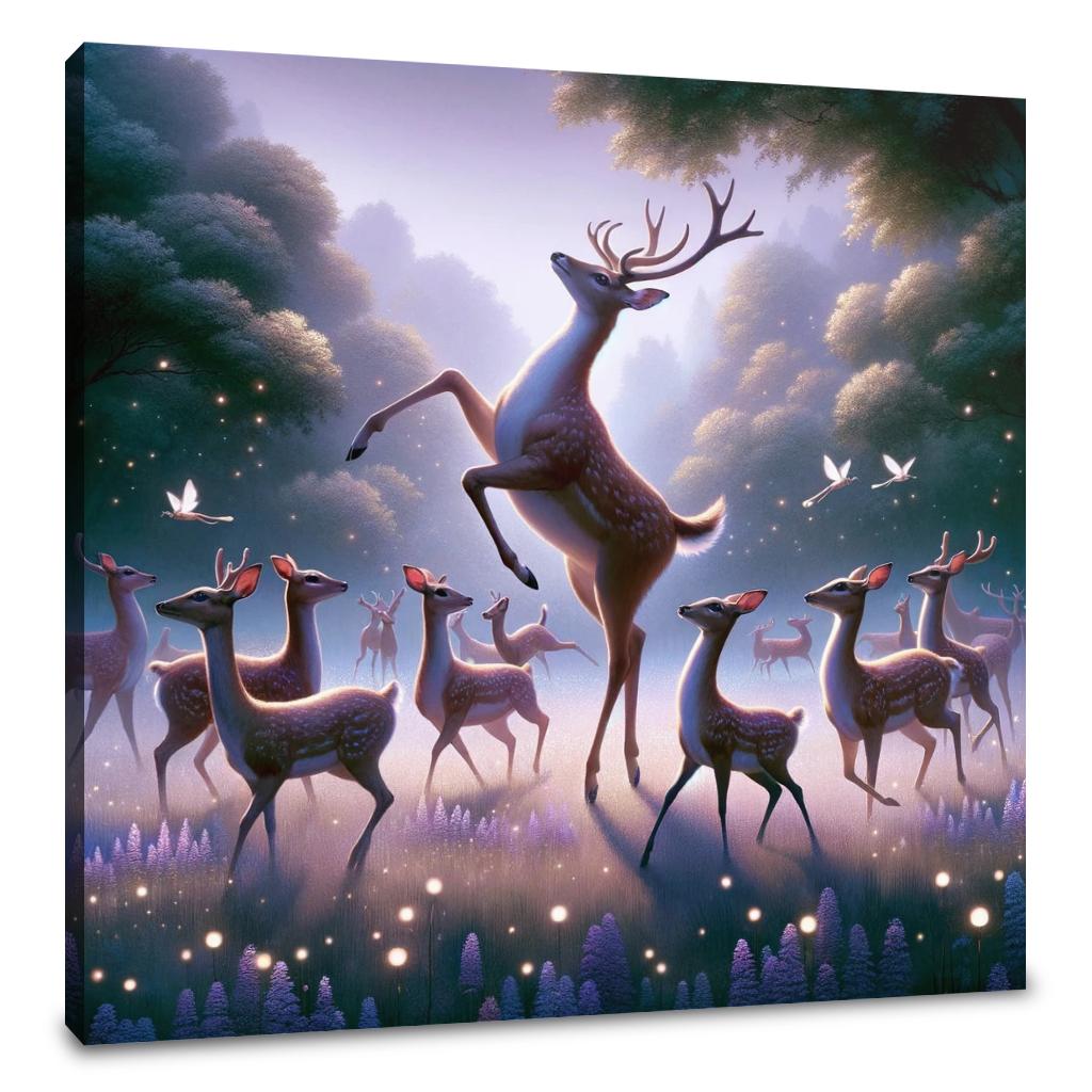 Ballet Deer Canvas
