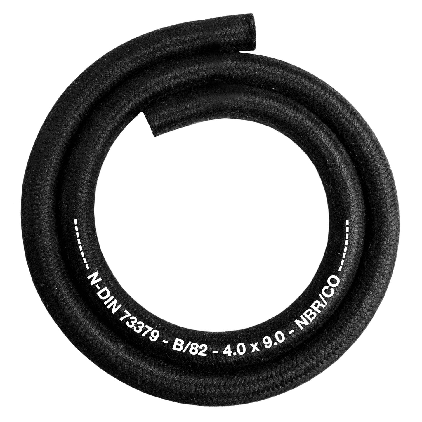 Rubber Reinforced with a Heat Resistant Textile Braid 4mm/8mm