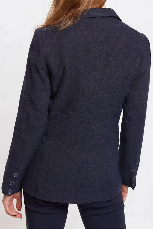 Riley Double Breasted Jacket Navy