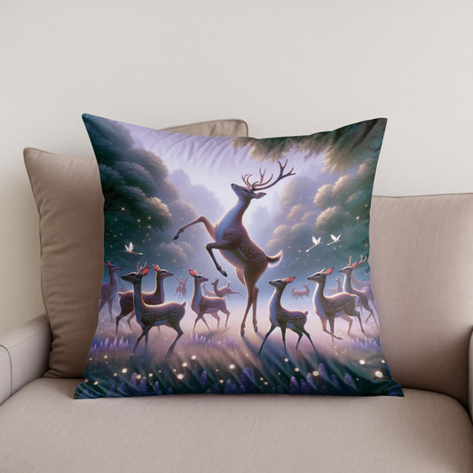 Ballet Deer Cotton Cushion