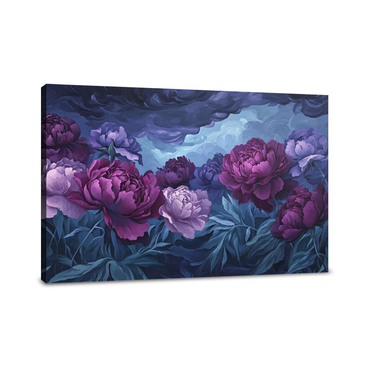 Peony Twilight Canvas