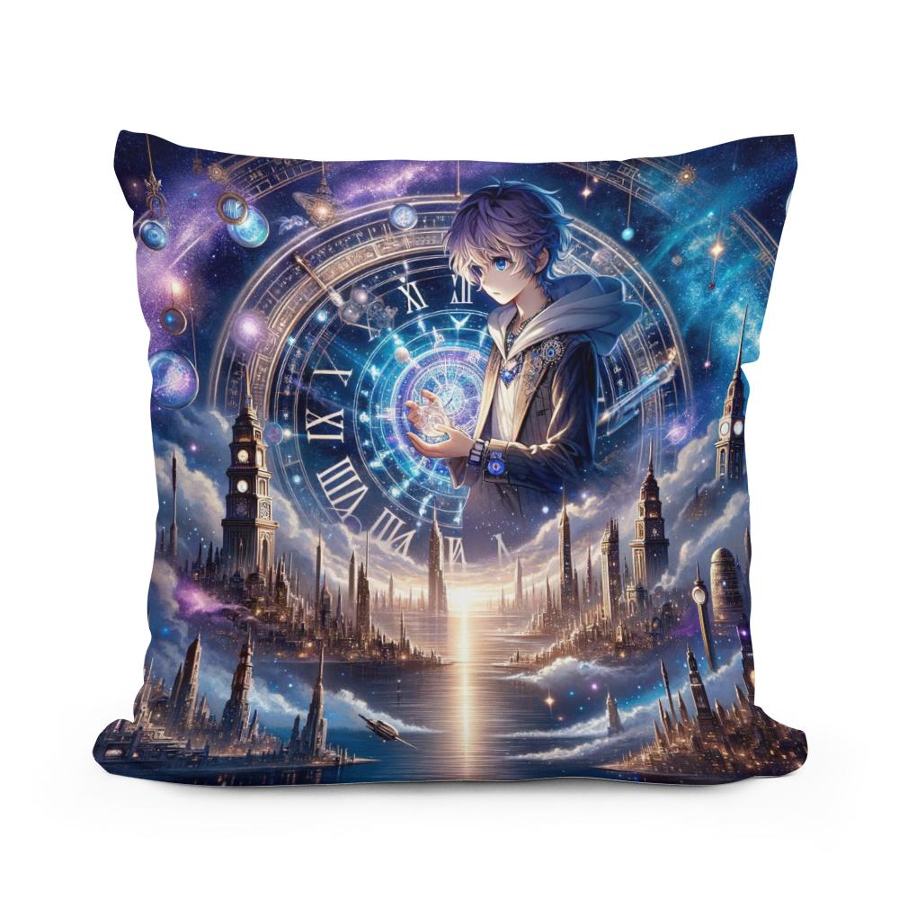 Cosmic Time Voyager Cotton Cushion