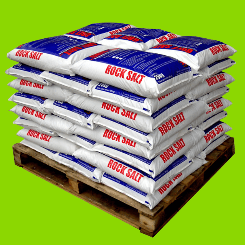 Brown Rock Salt De Icing Grit