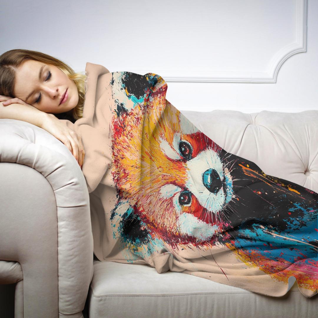 Red Panda Harmony Blanket