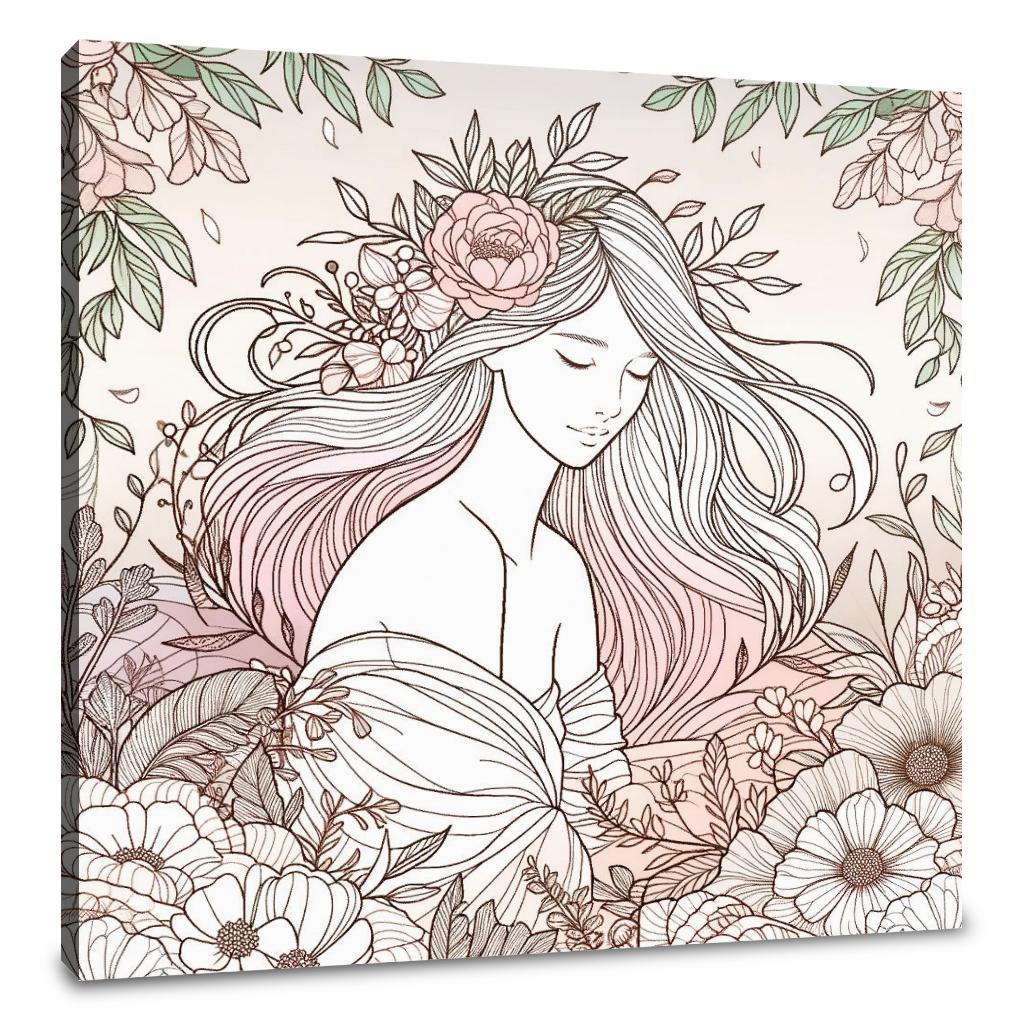 Floral Serenity Canvas