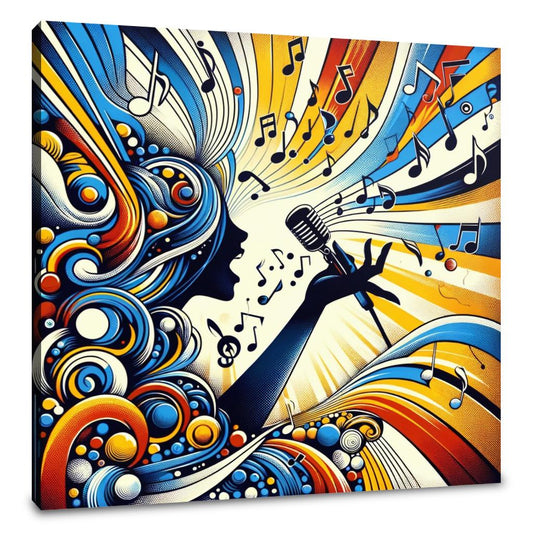 Musical Pop Symphony Canvas