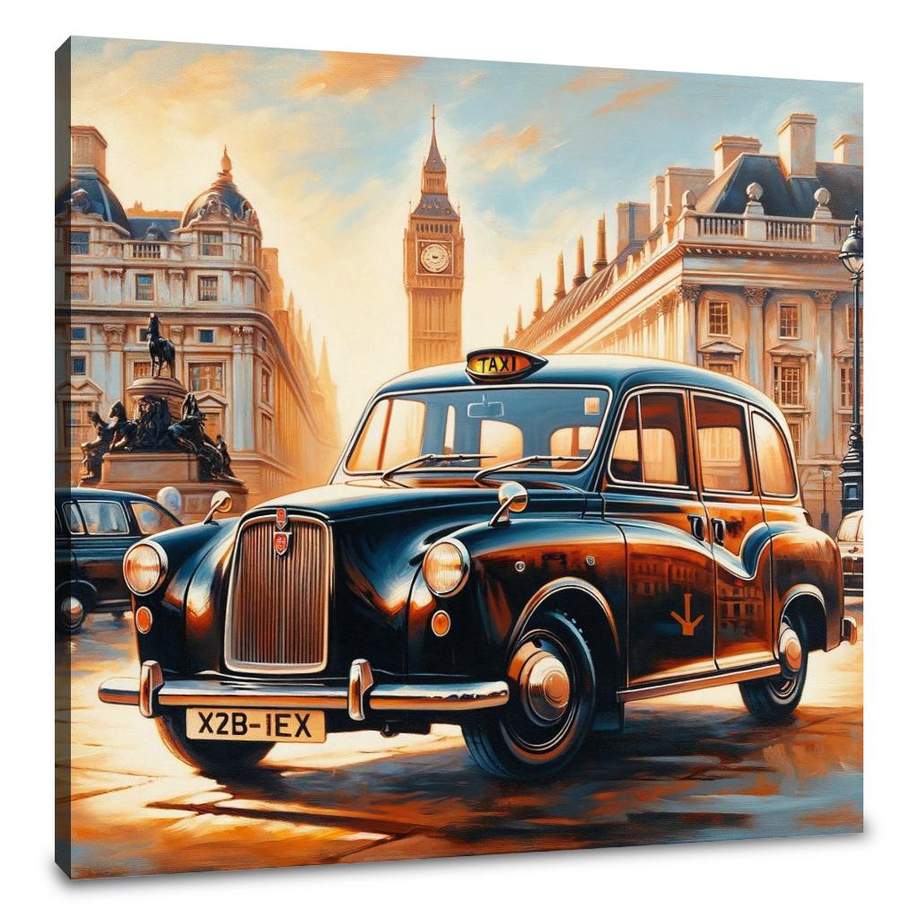 Timeless Journey London Taxi Canvas