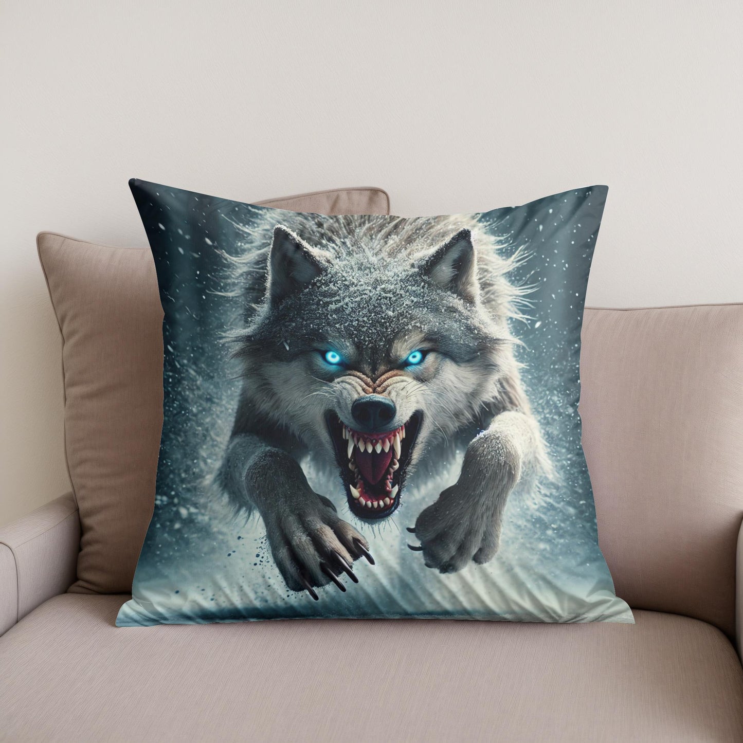 Winter Fury Cotton Cushion