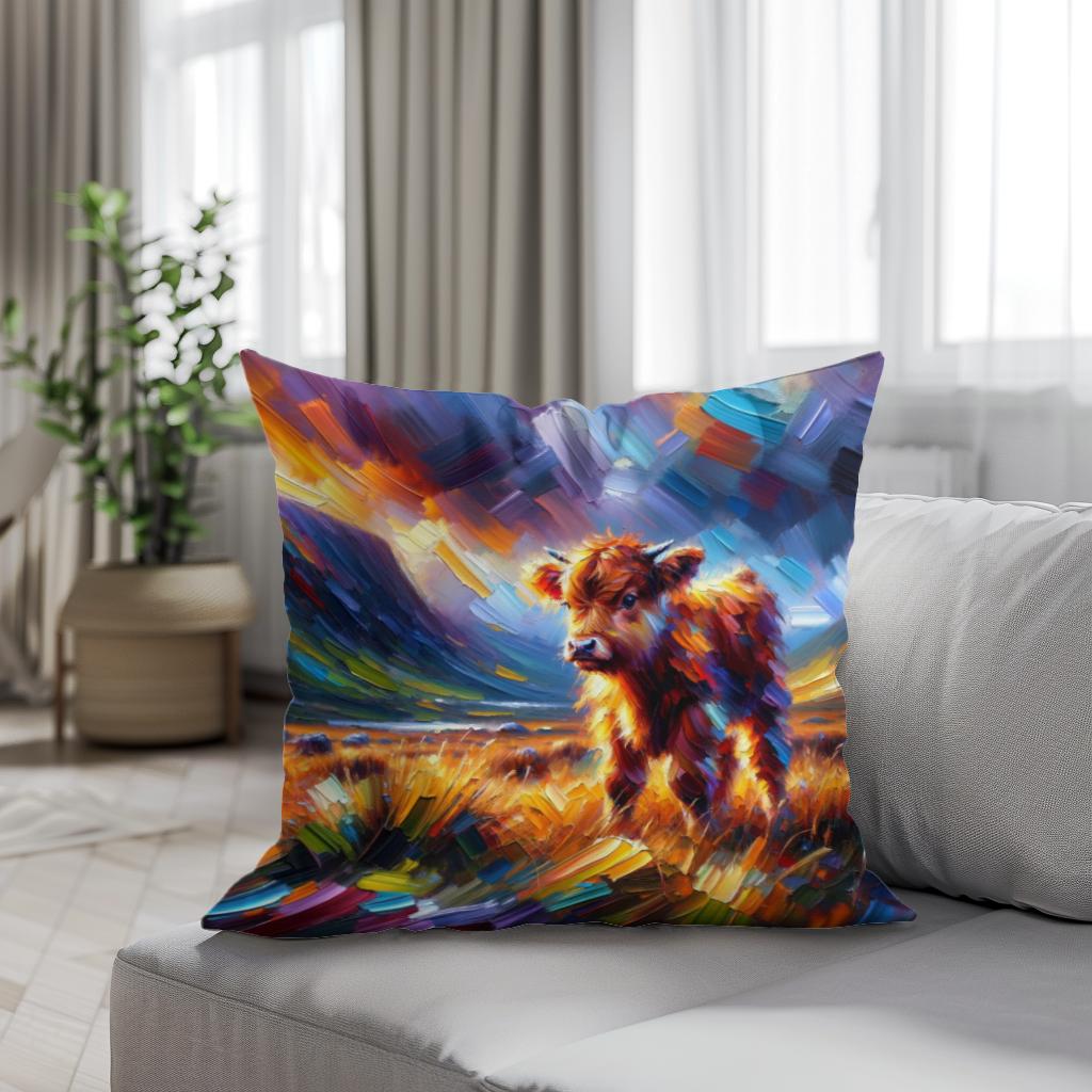 Highland Emotion Cotton Cushion