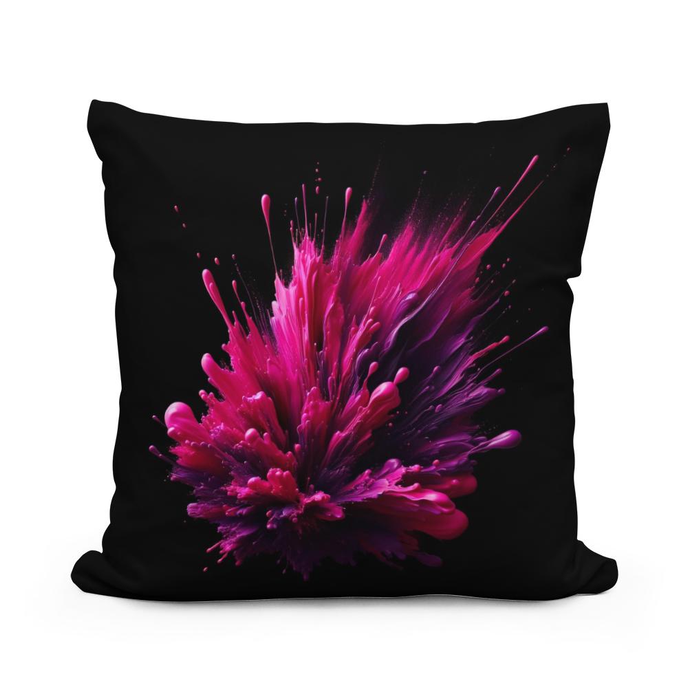 Magenta Energy Cotton Cushion