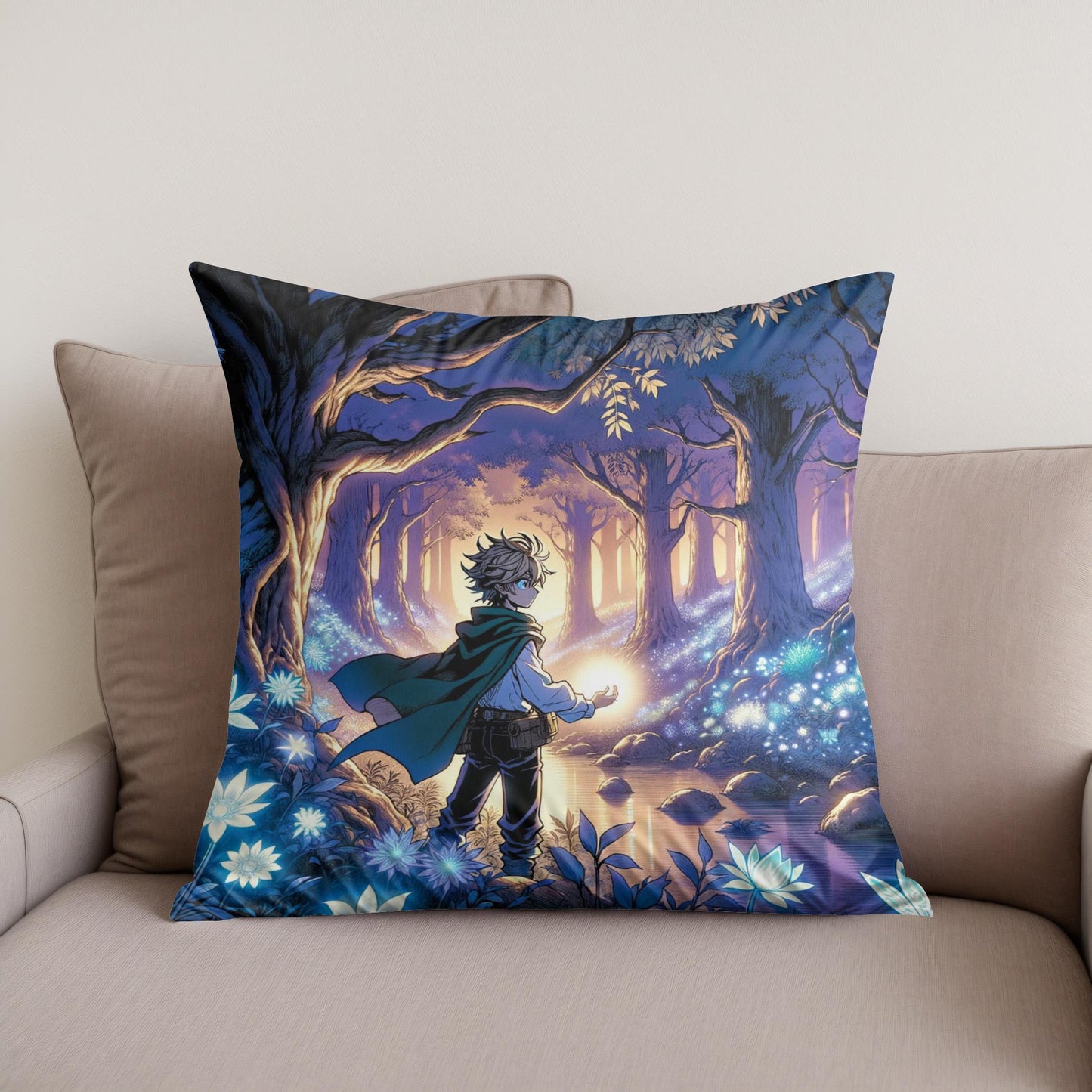 Mystical Twilight Cotton Cushion