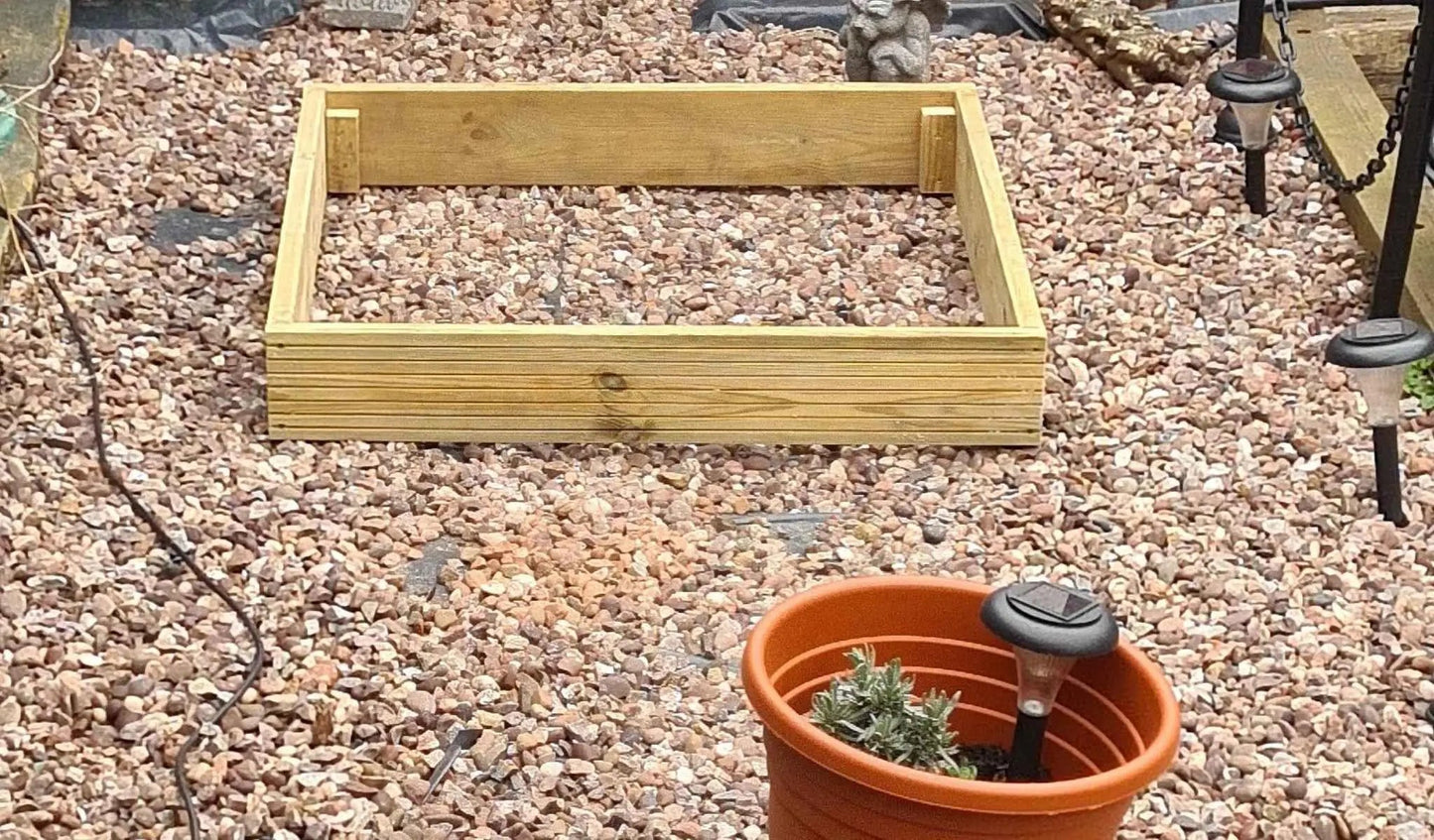 Tanalised Decking Timber Raised Bed Frame Planter