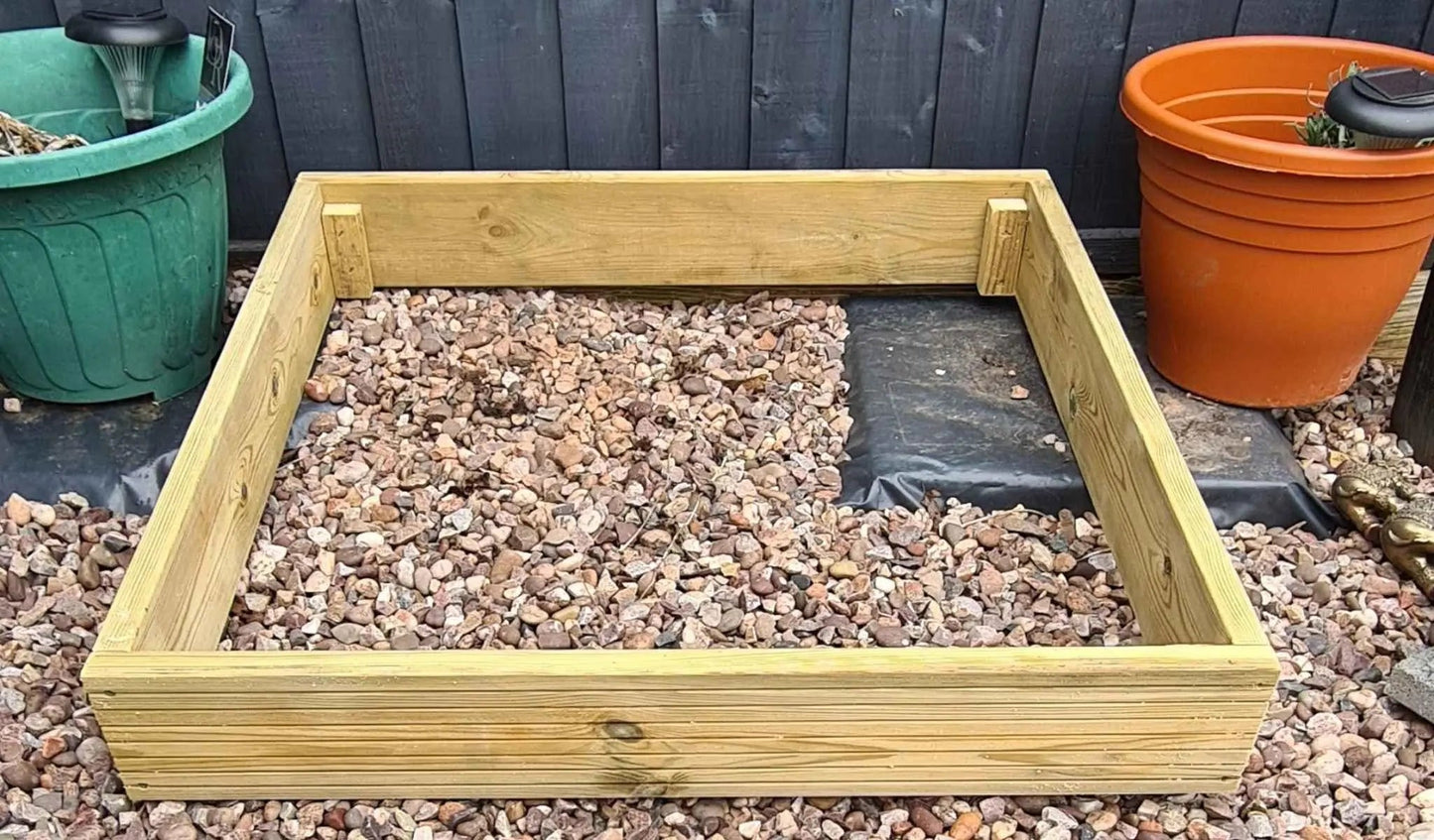 Tanalised Decking Timber Raised Bed Frame Planter