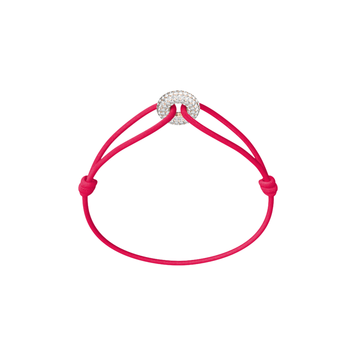 Mini Rose Soho Pavé Cord Bracelet