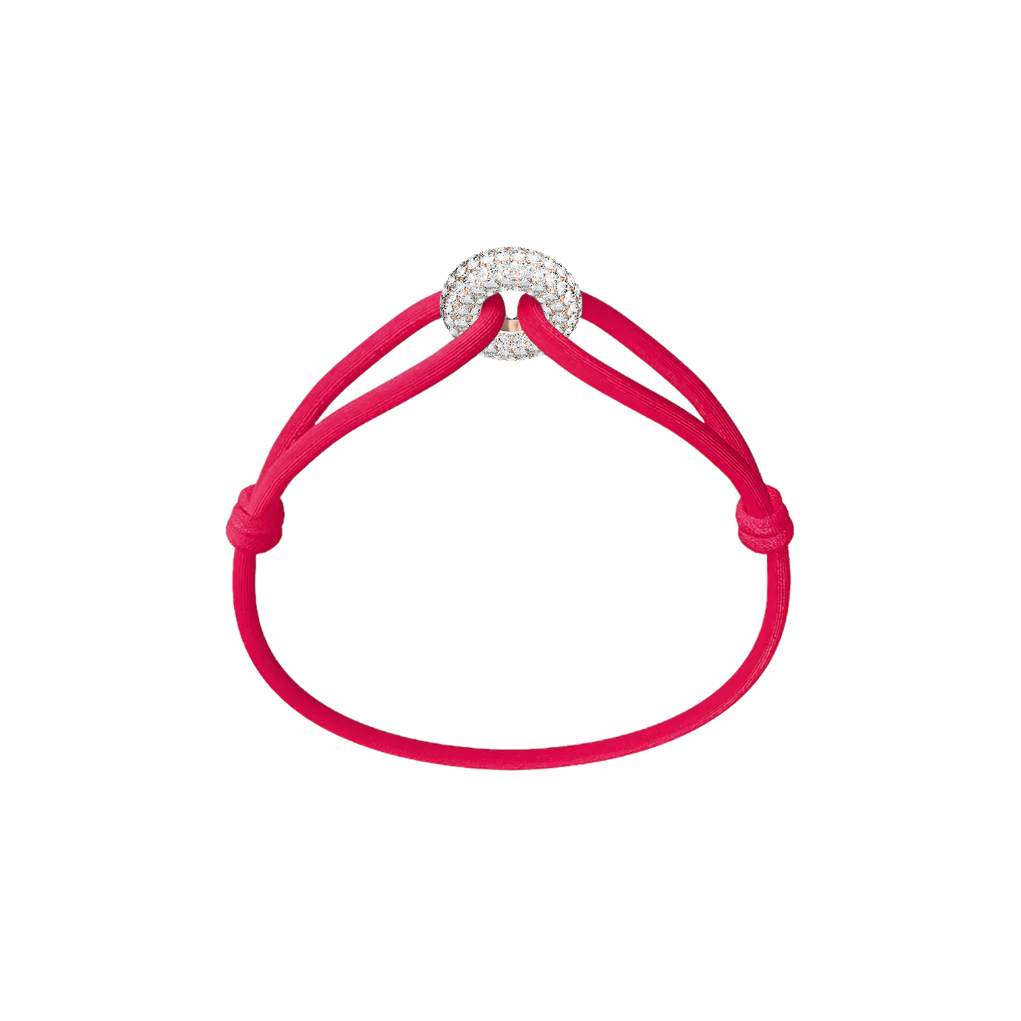 Rose Soho Pavé Cord Bracelet