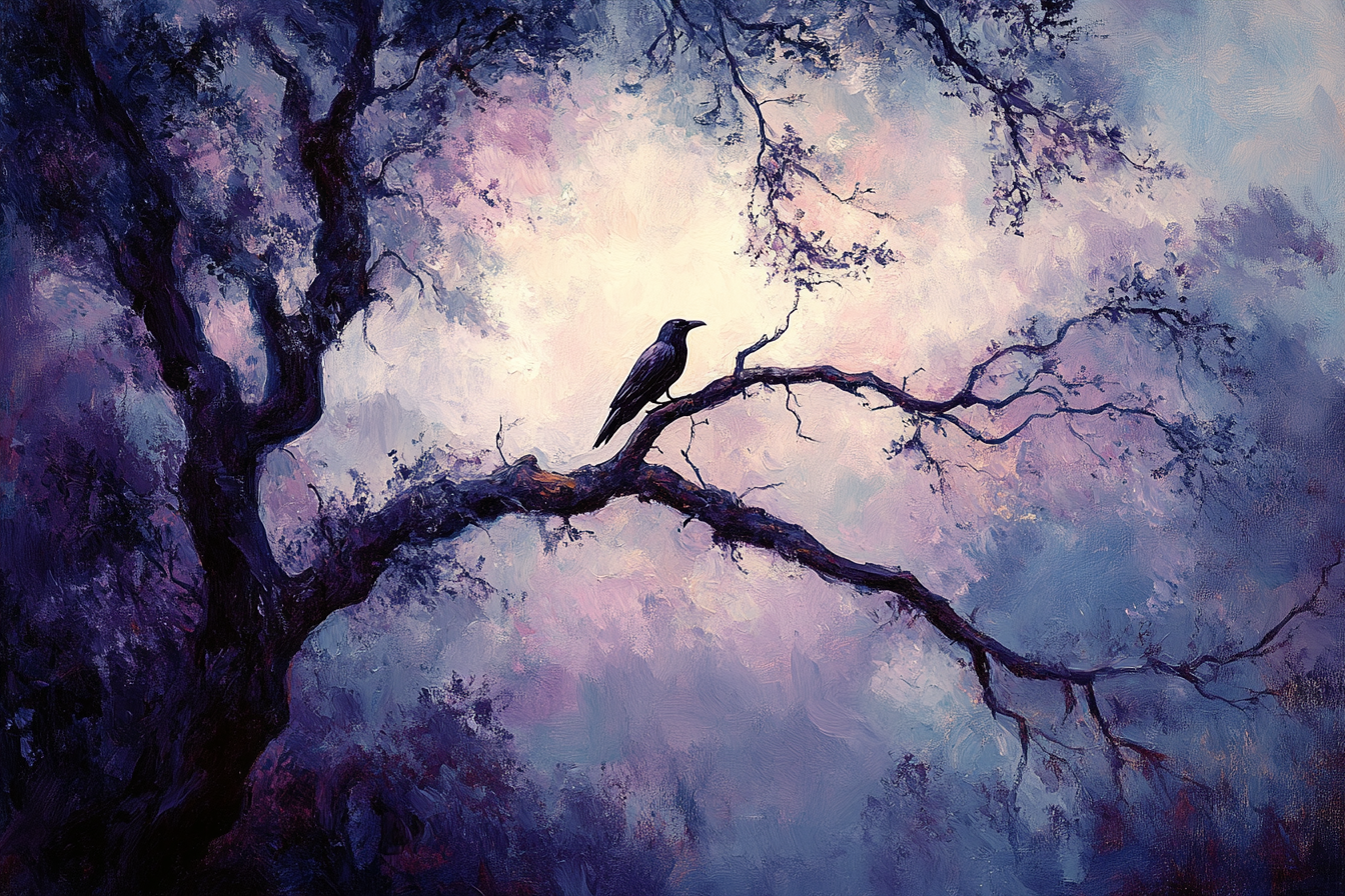 Raven's Solitude Blanket