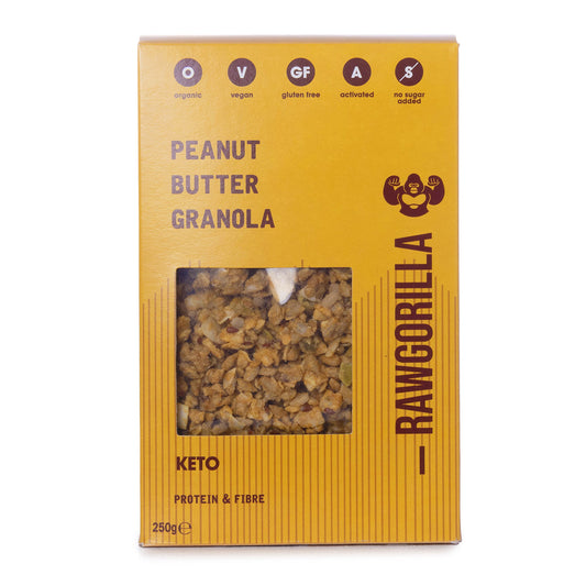 Keto Peanut Butter Granola - 250g - Raw Gorilla