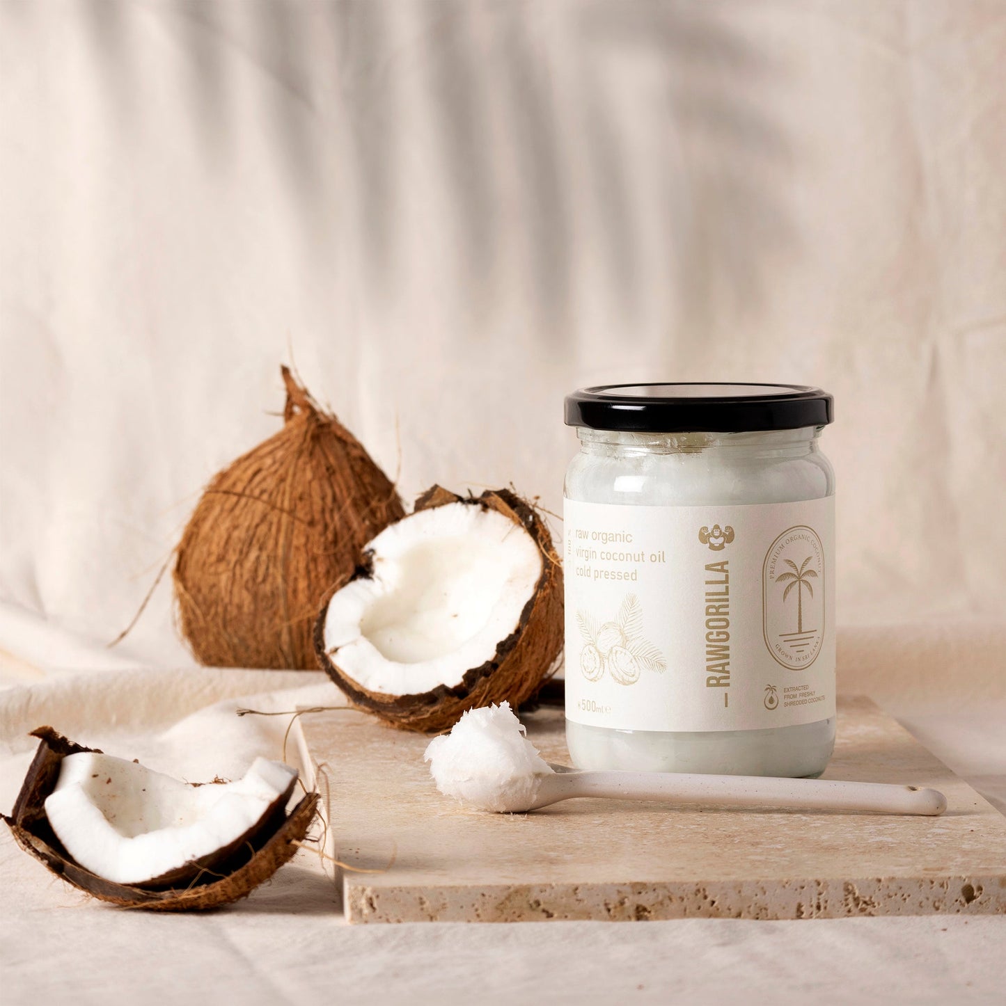 Raw Organic Virgin Coconut Oil - 500ml - RAWGORILLA