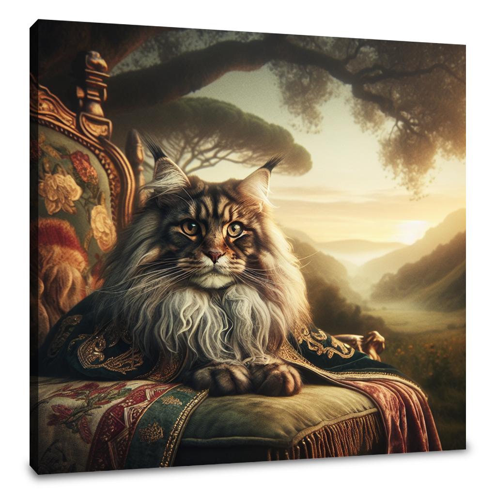 Regal Dawn Coon Majesty Canvas