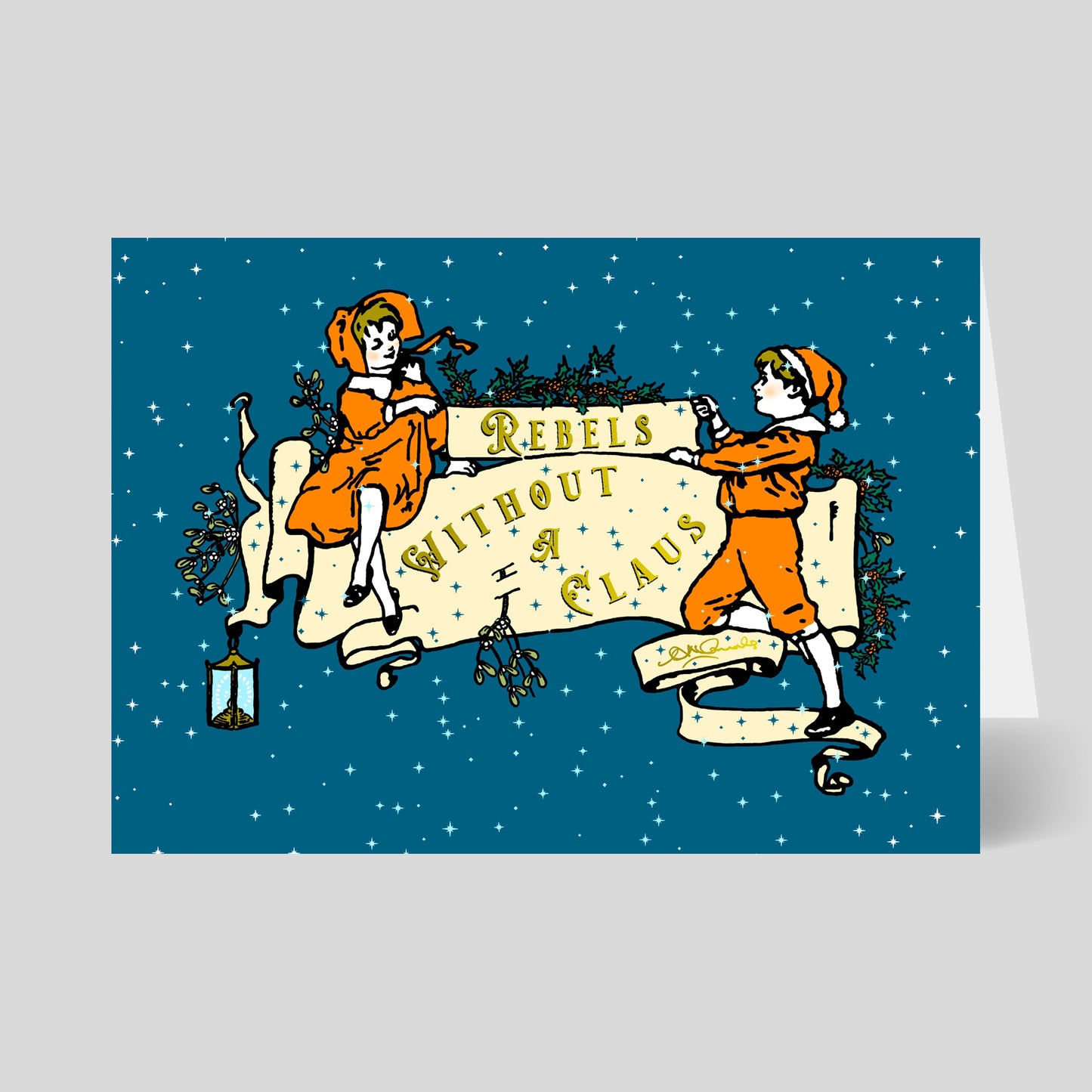 Ceal Warnants - Rebels Without A Claus - Pack of 8 Greetings Cards