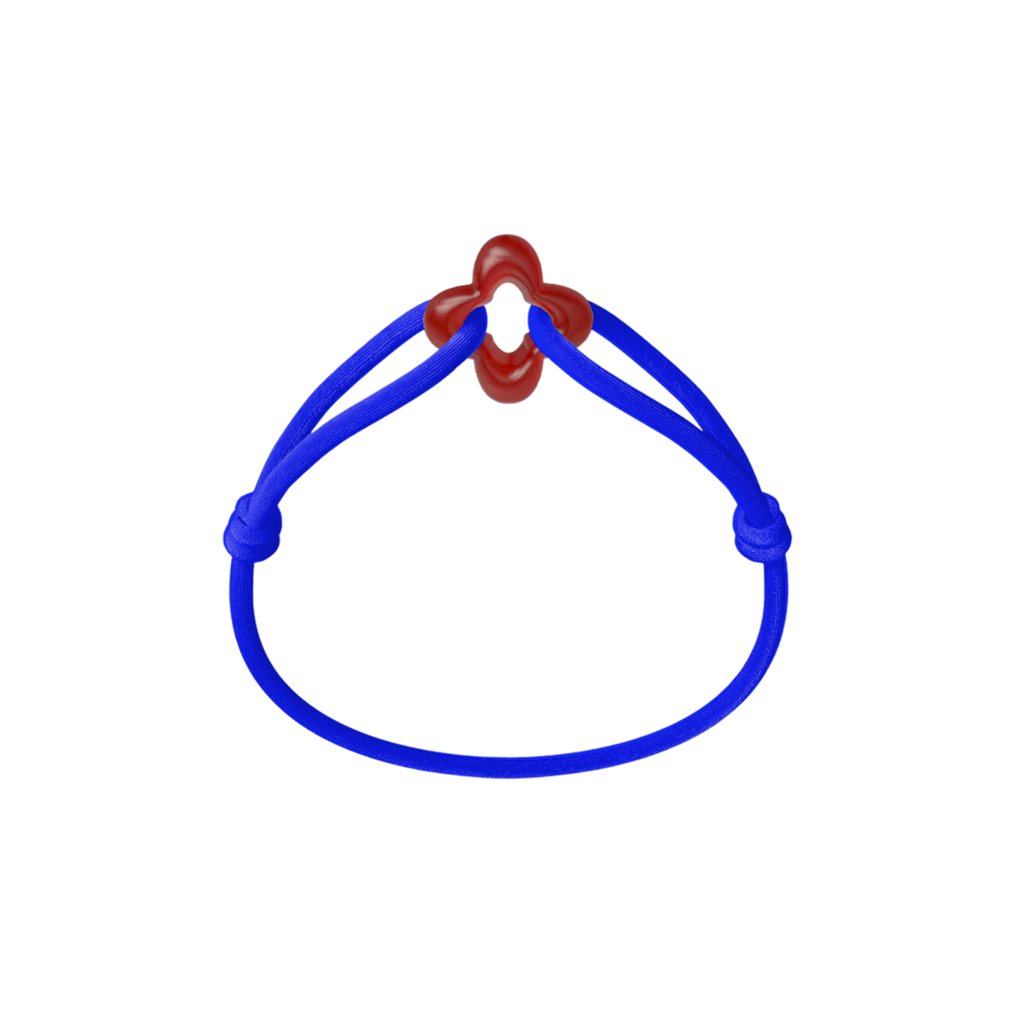 Red Clover Cord Bracelet