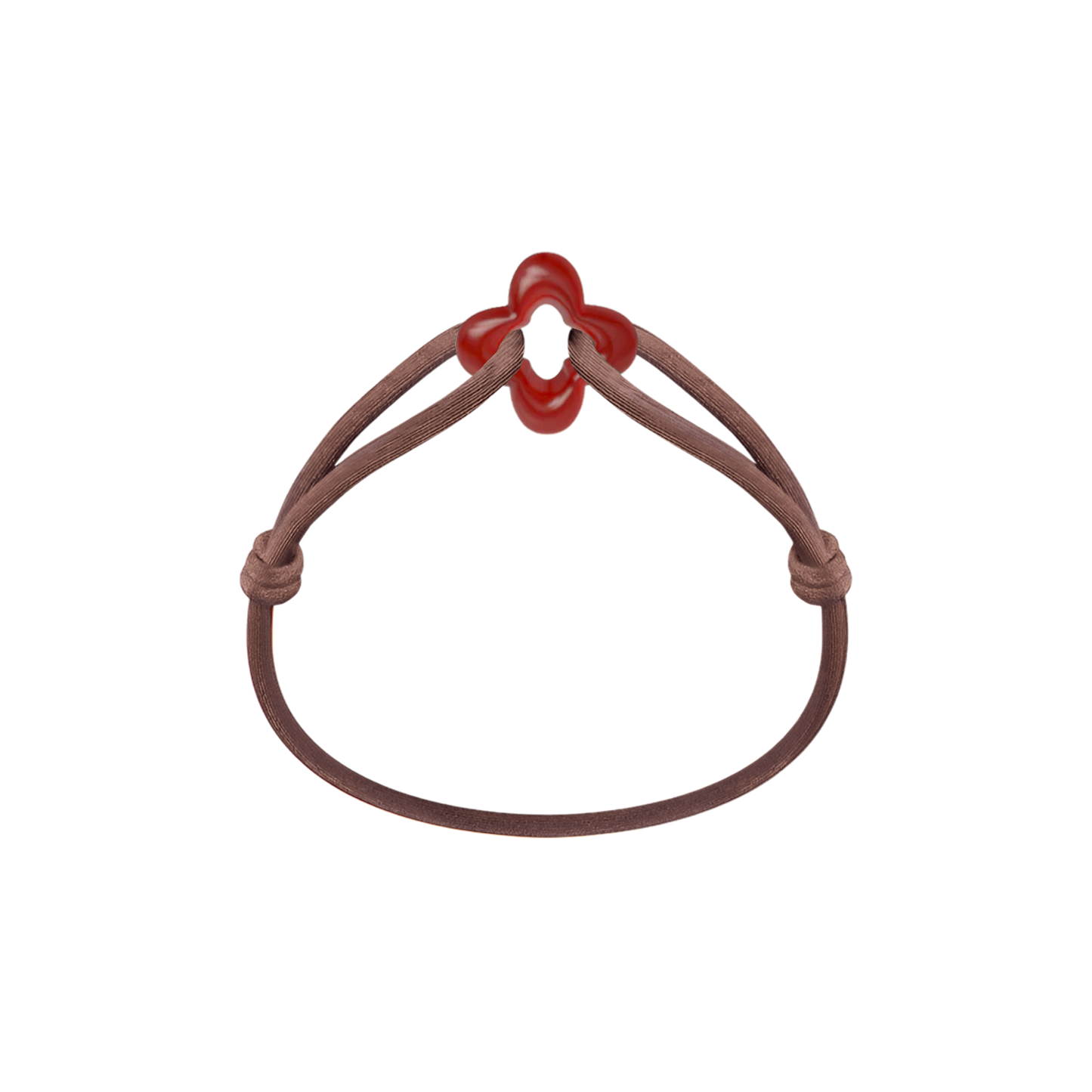 Red Clover Cord Bracelet