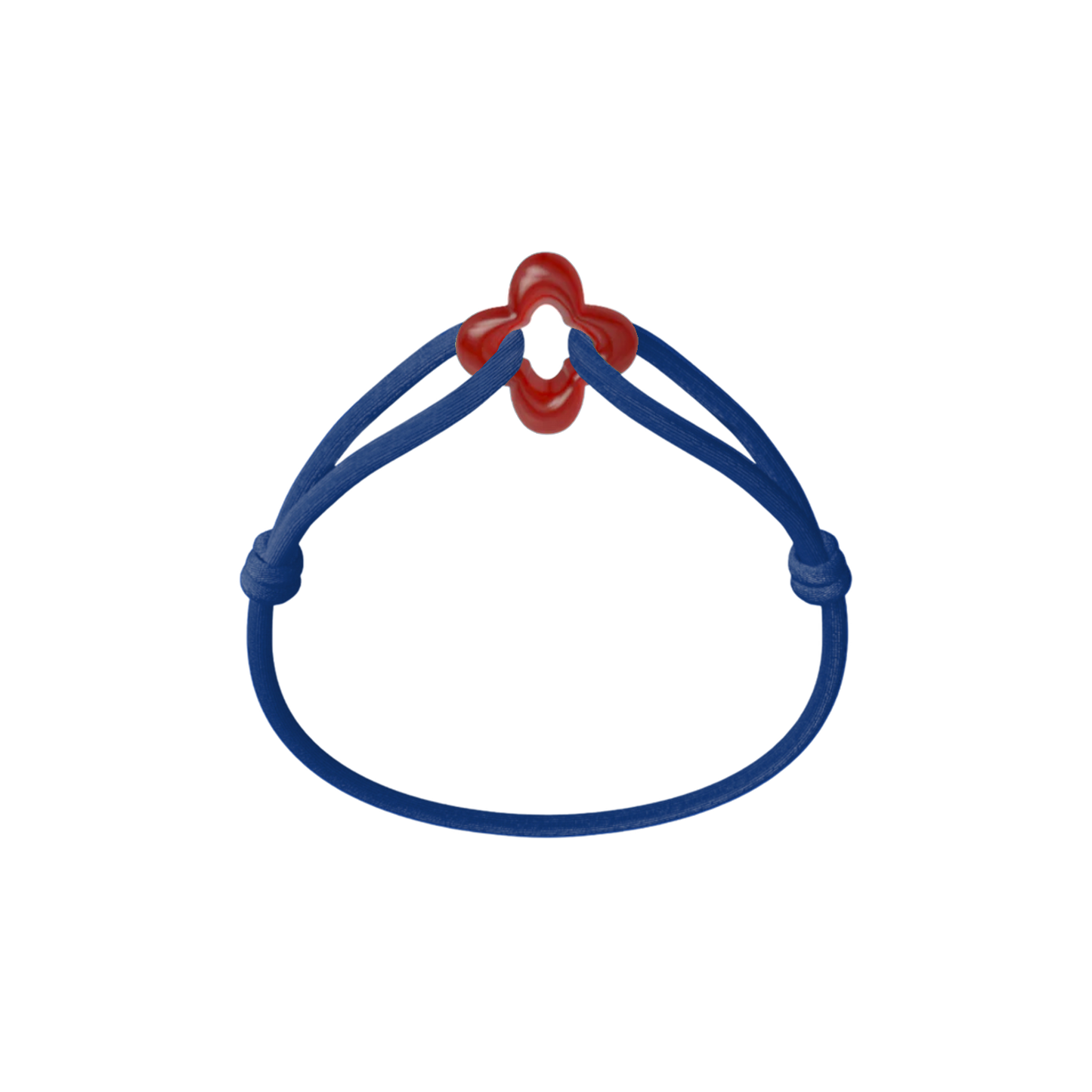 Red Clover Cord Bracelet
