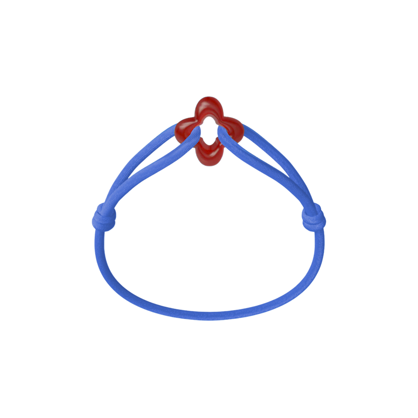 Red Clover Cord Bracelet