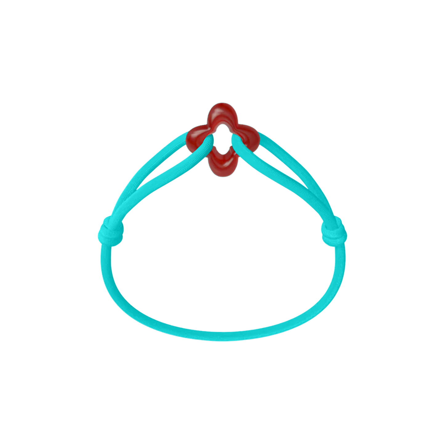 Red Clover Cord Bracelet