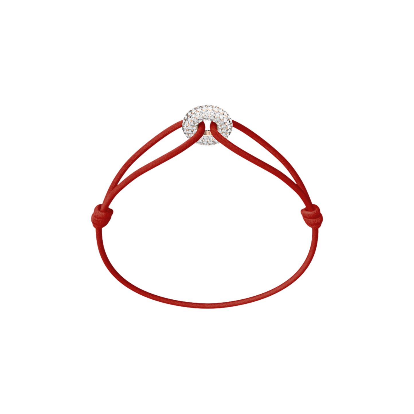Mini Rose Soho Pavé Cord Bracelet