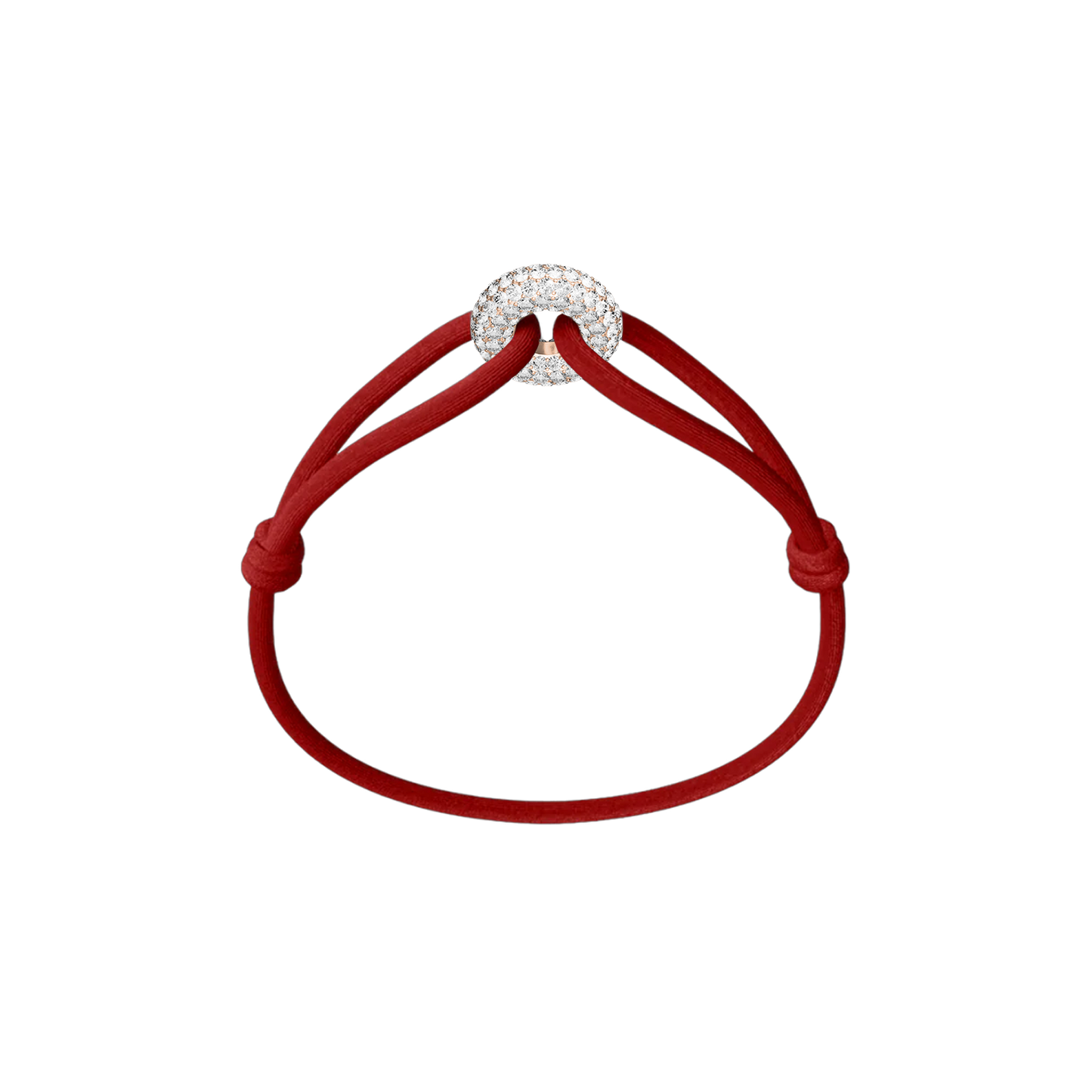 Rose Soho Pavé Cord Bracelet