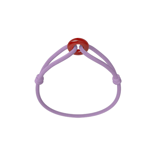 Red Soho Cord Bracelet