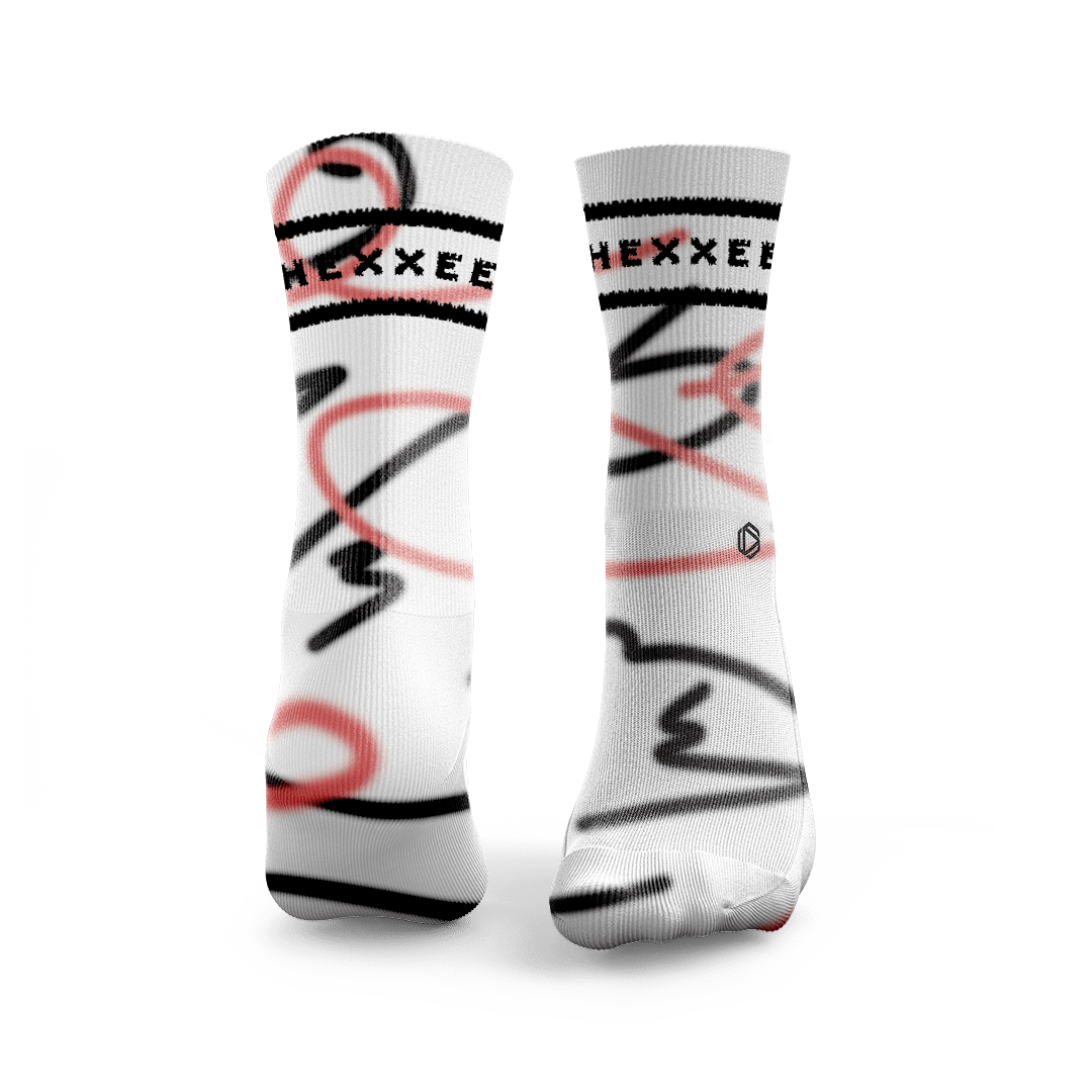 Squiggle Lines Padel Socks