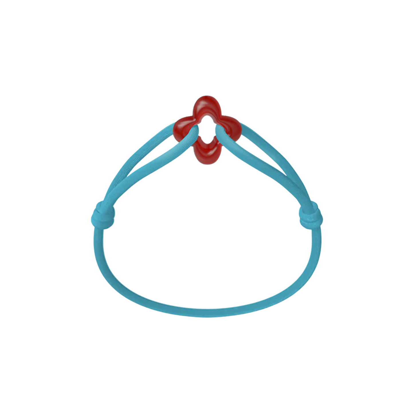 Red Clover Cord Bracelet